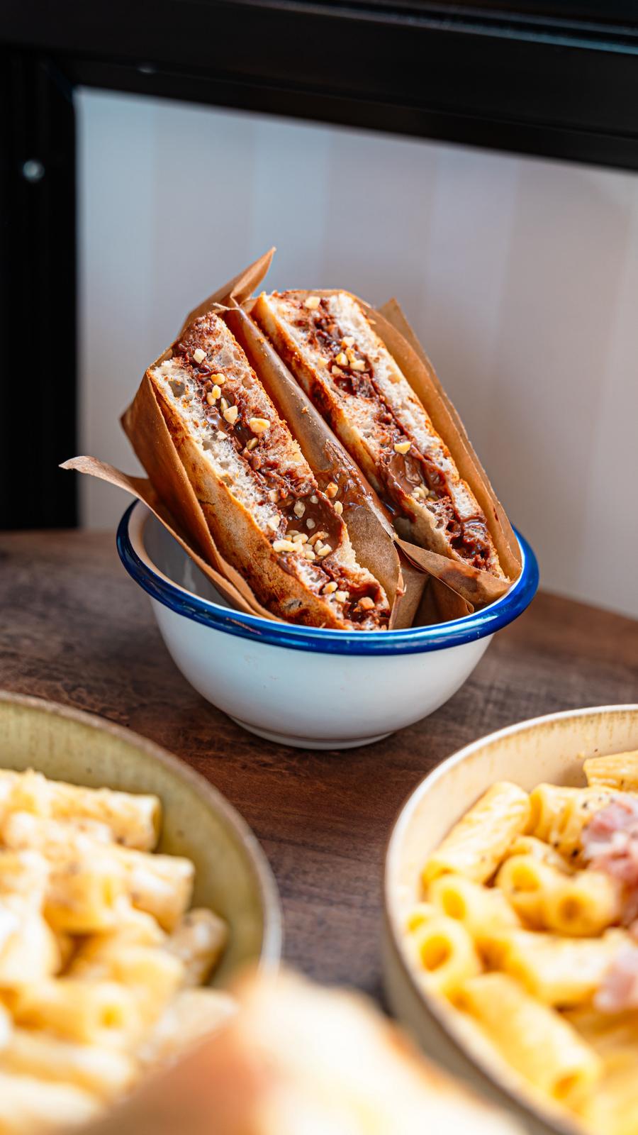 dessert focaccia nocciolata vita nova caen