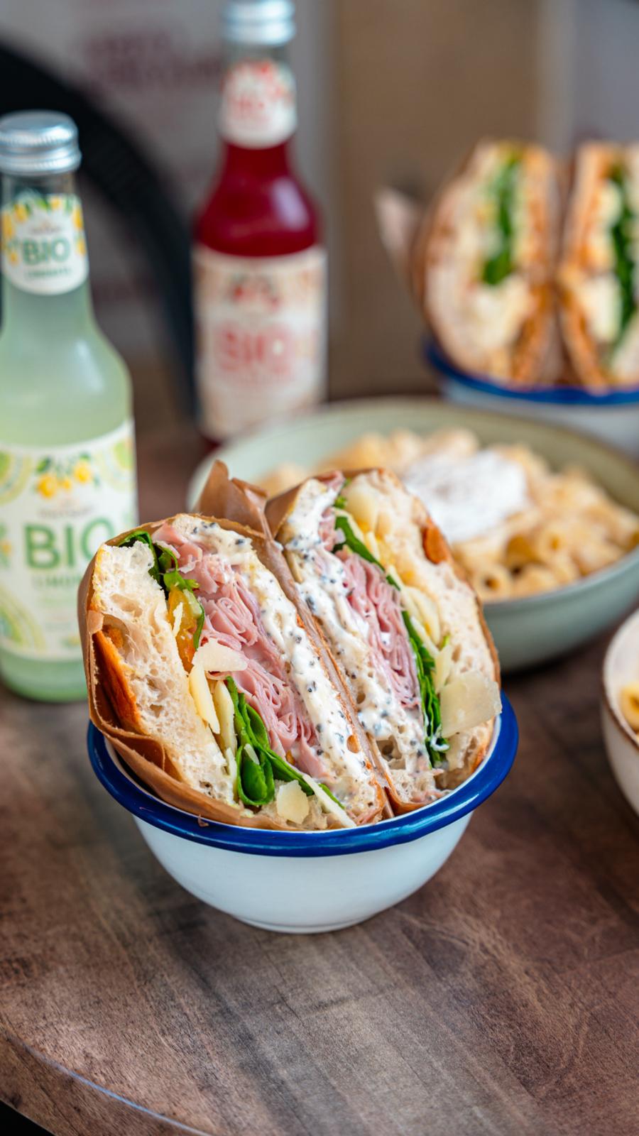 focaccia jambon burrata vita nova caen