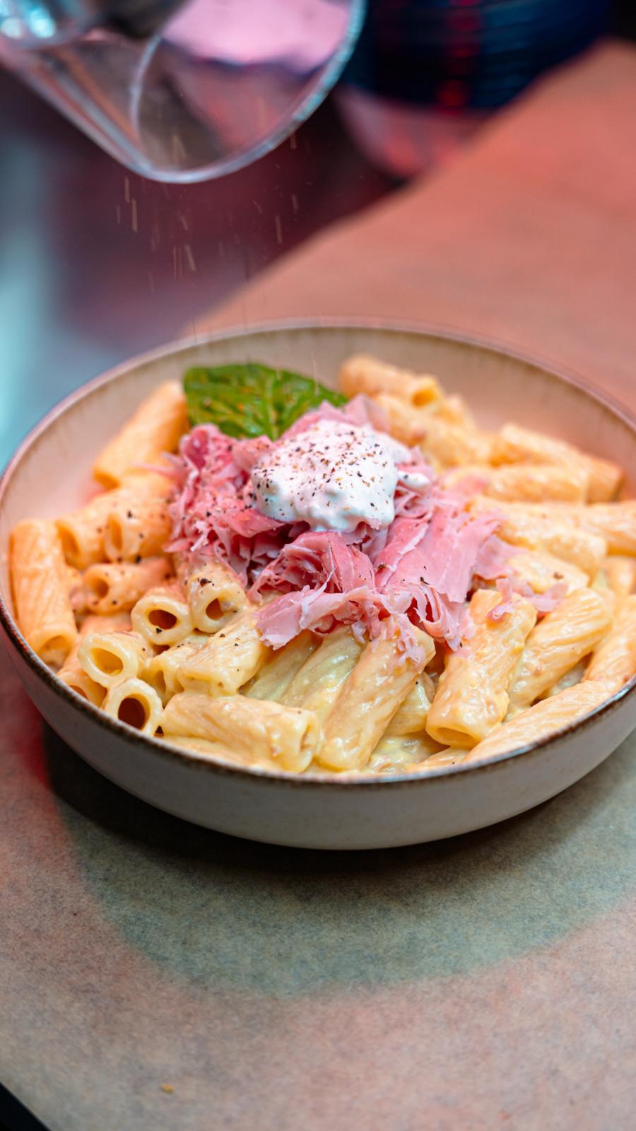 pates jambon burrata vita nova caen